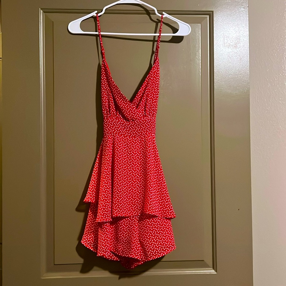 Red Heart Mini Dress